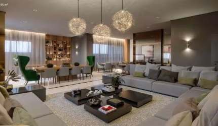 Apartamento no Ipiranga de 93 M² com 3 dormitórios, 1 suíte, lavabo e 2 vagas.