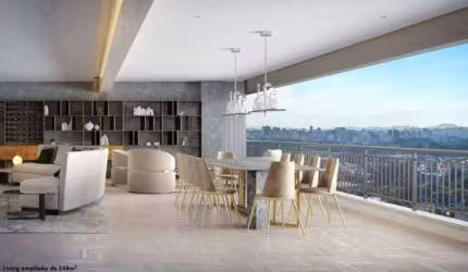 Apartamento pronto de 244 M² no Ibirapuera, com 4 suítes.