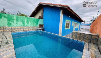 Casa com 2 quartos e piscina à venda por R$ 300.000 - Jd Nossa Senhora Do Sion - Itanhaém/SP