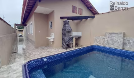 Casa com 2 dormitórios e piscina à venda, por R$ 285.000 - Estância Balneária Tupy - Itanhaém/SP