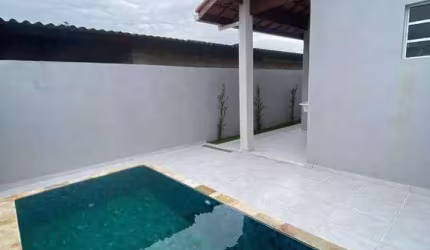 Casa com 2 dormitórios e piscina á venda, 56 m² por R$ 300.000 - Jd Nossa Senhora Do Sion - Itanhaém/SP