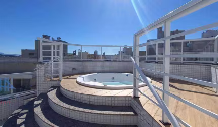 Cobertura com 1 dormitório para alugar, 135 m² por R$ 5.208,29/mês - Parque São Jorge - Florianópolis/SC