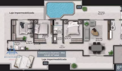 Cobertura à venda, 112 m² por R$ 1.320.000,00 - Carvoeira - Florianópolis/SC