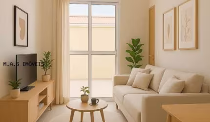 Apartamento Garden para Venda em São José dos Pinhais, Cidade Jardim, 2 dormitórios, 1 banheiro, 1 vaga