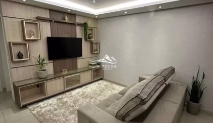 APTO SEMI MOBILIADO EM AREIAS. C/ 02 DORM E 02 SACADAS. EXCELENTE LOCALIZAÇÃO