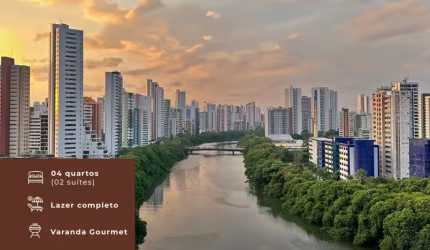 Apartamento 4 Quartos na Beira Rio | Alto Padrão Exata Emgenharia