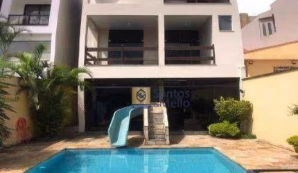Sobrado com 4 dormitórios para alugar, 580 m² por R$ 16.500,00/mês - Campestre - Santo André/SP