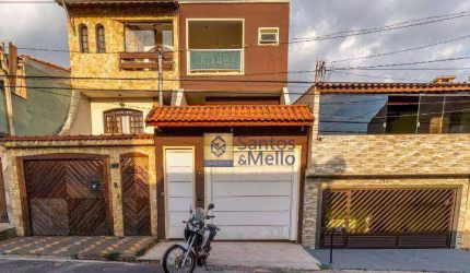 Sobrado com 3 dormitórios, 300 m² - venda por R$ 850.000,00 ou aluguel por R$ 6.627,33/mês - Parque João Ramalho - Santo André/SP