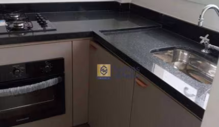 Apartamento com 1 dormitório para alugar, 63 m² por R$ 3.456,14/mês - Parque das Nações - Santo André/SP
