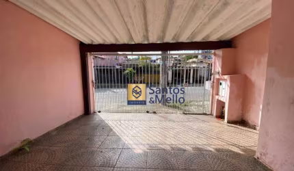 Casa com 2 dormitórios para alugar, 100 m² por R$ 1.756,95/mês - Jardim Santo Alberto - Santo André/SP
