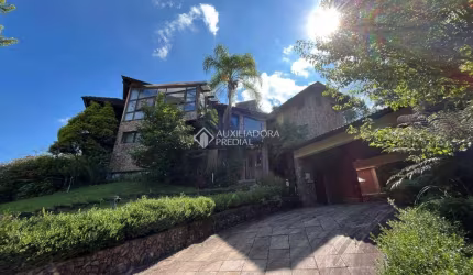 Casa em condomínio fechado com 6 quartos para alugar na Rua Ladeira Das Azaléias, 680, Planalto, Gramado, 500 m2 por R$ 9.900