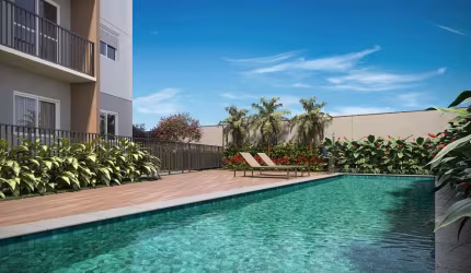 Vibra Santo Amaro - 2 Dorm 37 à 41m2 c/Sacada e opção de vaga