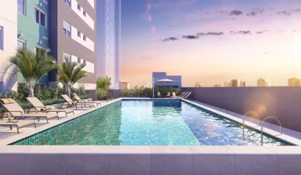 Empreendimento Pátio Central 2 dorm, 36 a 44m2  com opção de suíte