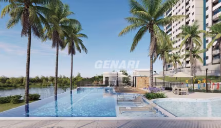 Apartamento com 2 dormitórios à venda, 47 m² por R$ 289.000,00 - Residencial Parque das Águas - Indaiatuba/SP