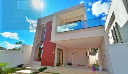 Vilas do Lago - Casa à venda na Lagoa Redonda com 180m2 - 3 suítes + Gabinete - Lazer completo
