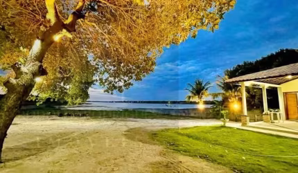 Sítio no Catu Frente Lago - 6.600m2 -  Casa Nova -  Sítio à venda no Catu Aquiraz