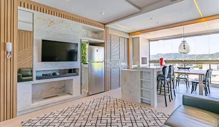 Lindo apartamento novo de 2 dormitórios, somente para temporada ,2 suítes em Jurerê Internacional