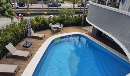 Apartamento com 4 dormitórios para alugar, 176 m² - Jurerê - Florianópolis/SC