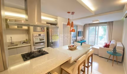 Atraente Apartamento em Jurerê - Aluguel anual.