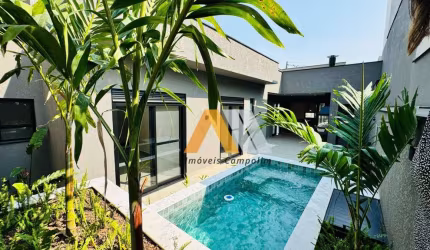 Casa Nova com 3 suítes - Condomínio Flores