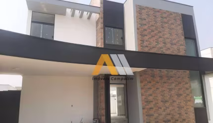 Sobrado novo com 3 suítes - Condomínio Terras de São Francisco