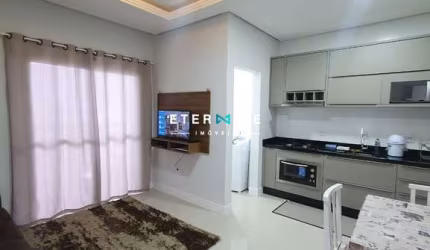 Apartamento Mobiliado 02 Dormitórios (Eternize Imóveis) na Praia de Palmas em Governador Celso Ramos-SC