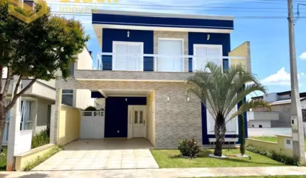 LINDA RESIDÊNCIA TIPO SOBRADO PARA LOCAÇÃO/VENDA NO CONDOMÍNIO FECHADO RESERVA ERMIDA - BAIRRO JARDIM ERMIDA.