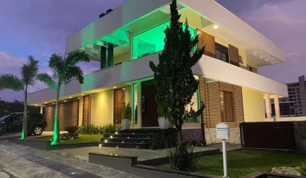 Casa para Venda em Palhoça, Pedra Branca, 3 dormitórios, 3 suítes, 5 banheiros, 3 vagas