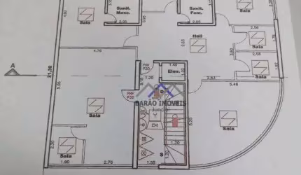 Prédio comercial, 1029m² de área construída, para locação