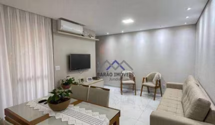 Apartamento com 3 dormitórios à venda, 84 m² por R$ 830.000,00 - Jardim do Lago - Jundiaí/SP
