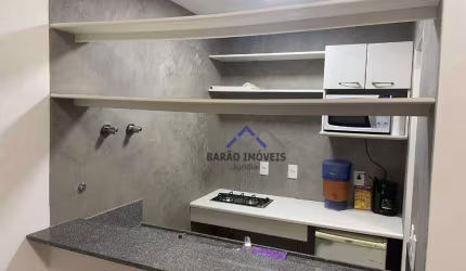 Flat com 1 dormitório para alugar, 54 m² por R$ 3.720/mês - Centro - Jundiaí/SP
