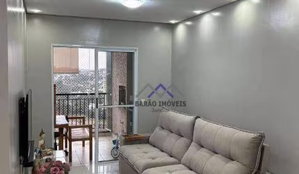APARTAMENTO À VENDA COM VARANDA GOURMET + CHURRASQUEIRA NO CONDOMÍNIO FLEX II - JARDIM ANA MARIA - JUNDIAÍ/SP
