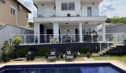Casa à venda c/ 4 suítes em condomínio Bosque dos Jatobás em Jundiaí/SP.