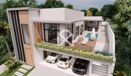 Condomínio SPAZIO DESIGN. Casa em Bragança Paulista. Composto por 3 suítes sendo 1 master, piscina