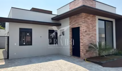 Casa térrea 3 dormitórios em condomínio fechado - Atibaia/SP