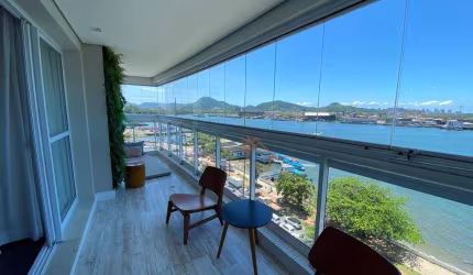 Apartamento Frente ao Mar com 4 dormitórios à venda, 189 m² por R$ 2.580.000 - Ponta da Praia - Santos/SP