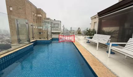 Cobertura à venda, 4 quartos, 4 suítes, 8 vagas, Jardim - Santo André/SP