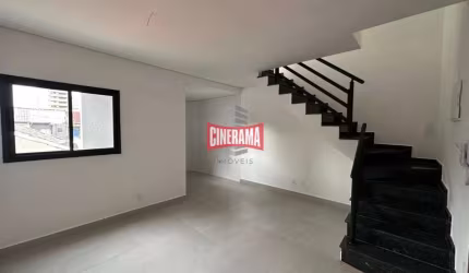 Cobertura à venda, 2 quartos, 1 suíte, 2 vagas, Vila Assunção - Santo André/SP