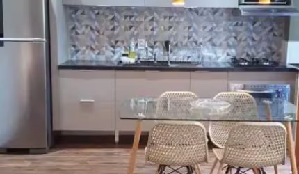 Charmoso Apartamento Mobiliado 2 dorms no Address Granja Viana