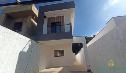 Casa 3 dormitórios, sendo 1 suíte, nova estilo moderno