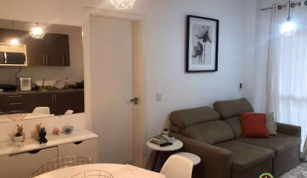Charmoso apartamento 100% mobiliado - Cond Address Granja Vianna