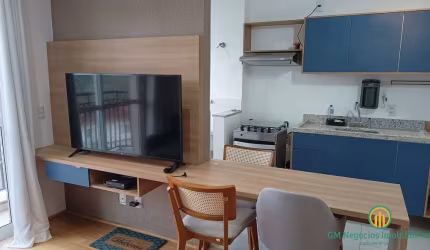 Lindo apartamento 100% mobiliado 1 dorm/ste - Cond. Address Granja Viana