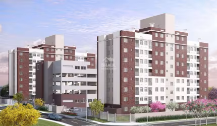 Apartamento Alto Tarumã, em Pinhais, com 2 ou 3 quartos, opções de 1 ou 2 suítes