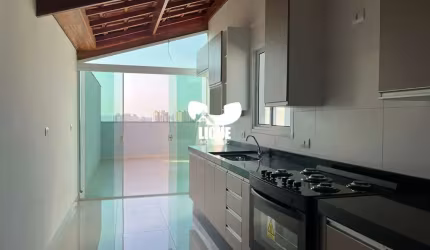 Cobertura com 2 quartos à venda na Rua Anhanga, 135, Vila Alzira, Santo André por R$ 450.000