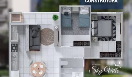 Apartamento com 2 dormitórios à venda, 57 m² por R$ 383.000,00 - São Cristóvão - Barra Velha/SC