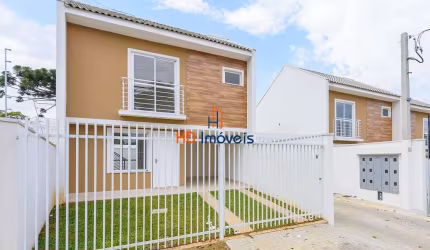 Sobrado frente para rua com 3 dormitórios à venda, 104 m² por R$ 540.000 - Santa Cândida - Curitiba/PR