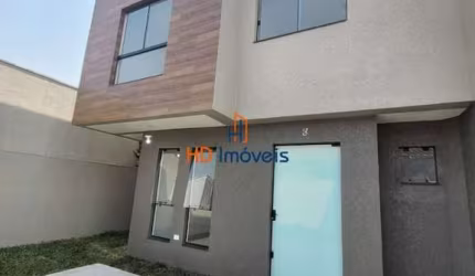 Sobrado em condomínio com 3 quartos (suíte), terraço com churrasqueira à venda, 109 m² por R$ 679.000 - Uberaba - Curitiba/PR