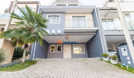 Sobrado em condomínio com piscina privativa | 3 quartos (suíte) | 269 m2 no Xaxim – Curitiba/PR