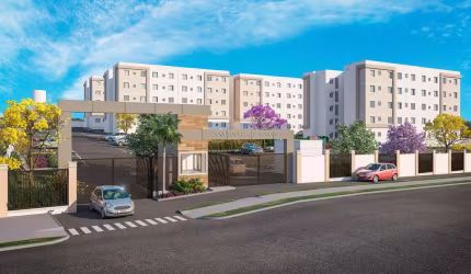 Apartamento com jardim no res. di burguese