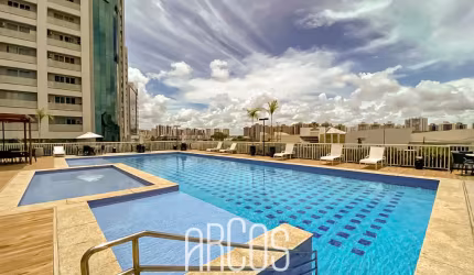 Neo Residence Jardins, Apartamento com vista para o mar com 2 quartos. Ao lado do Shopping Jardins